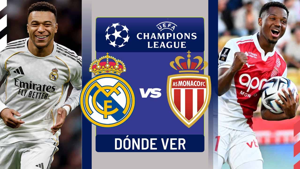 donde ver real madrid monaco champions league tv online