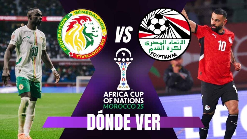 donde ver senegal egipto copa africa tv online