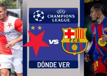donde ver slavia praga barcelona champions league tv online