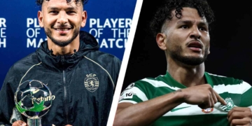 luis javier suarez sporting clube goles temporada doblete psg champions