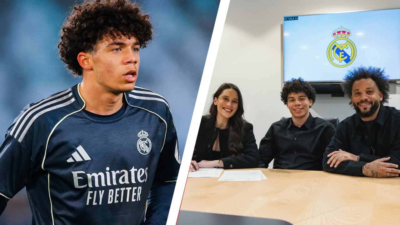 real madrid de que juega hijo marcelo contrato