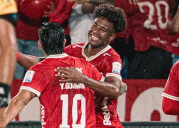 america de cali daniel valencia debut gol santa fe liga betplay