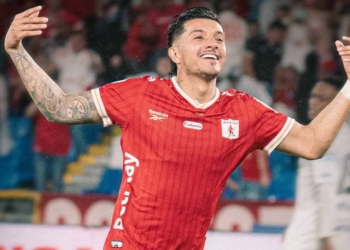 america de cali yeison guzman racha gol tiro libre
