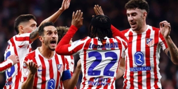 atletico de madrid bajas brujas champions league playoffs