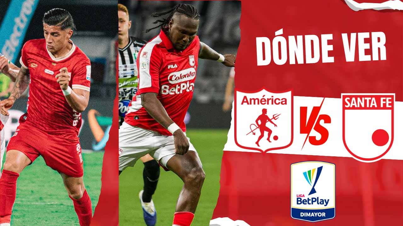 donde ver america de cali santa fe liga betplay tv online