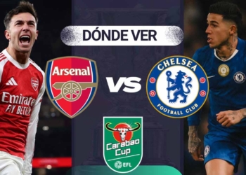 donde ver arsenal chelsea carabao cup tv online