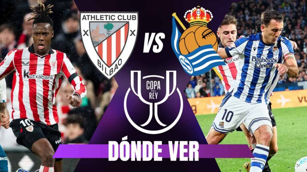 donde ver athletic club real sociedad copa del rey tv online