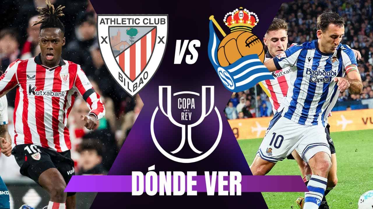 donde ver athletic club real sociedad copa del rey tv online
