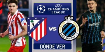 donde ver atletico de madrid brujas champions league tv online