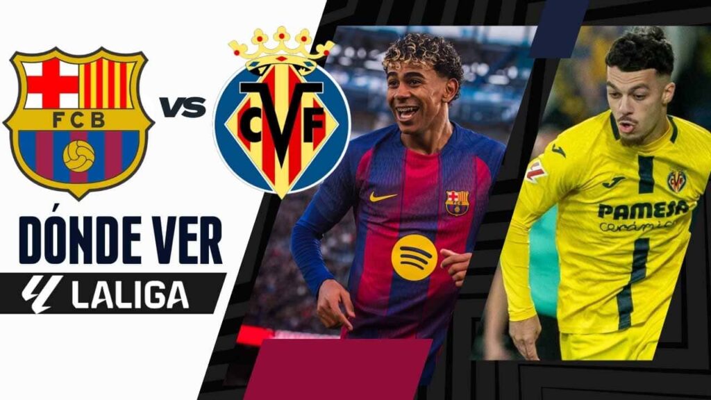 donde ver barcelona villarreal laliga tv online