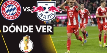 donde ver bayern leipzig luis diaz copa de alemania tv online