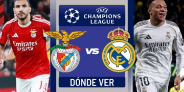 donde ver benfica vs real madrid playoffs champions league tv online