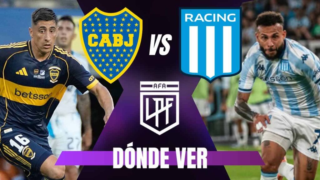 donde ver boca racing liga argentina tv online