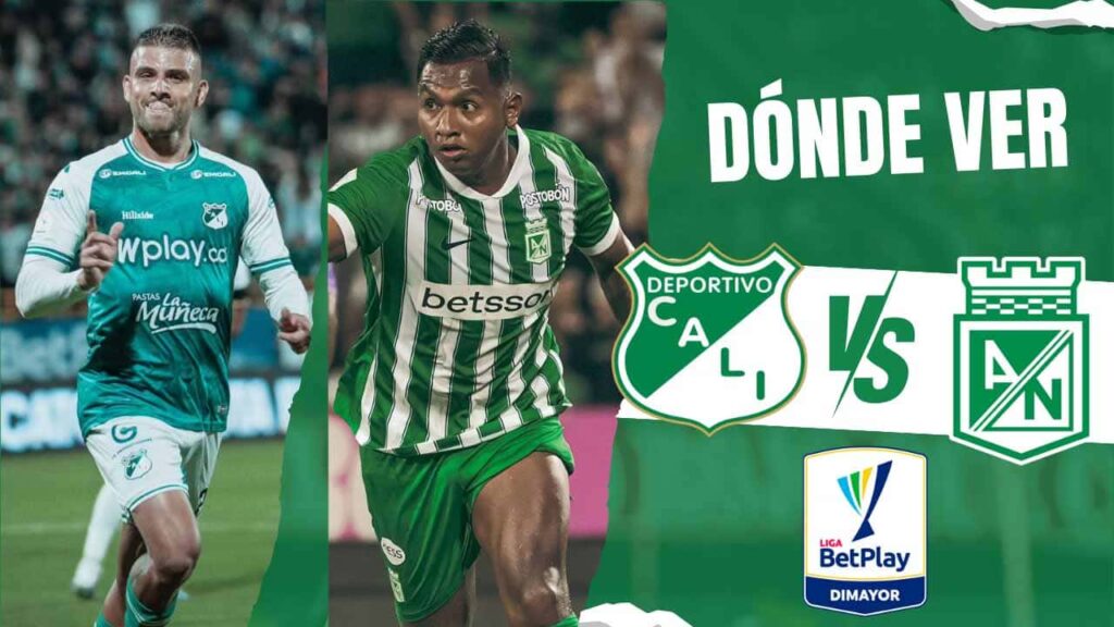 donde ver deportivo cali atletico nacional liga betplay tv online