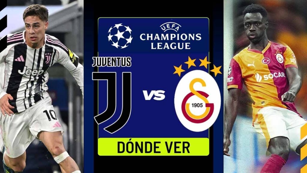 donde ver juventus galatasaray playoffs champions league tv online