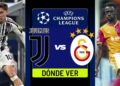 donde ver juventus galatasaray playoffs champions league tv online