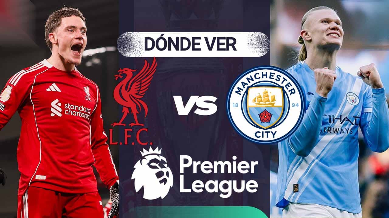 donde ver liverpool manchester city premier league 2026 tv online