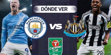 donde ver manchester city newcastle carabao cup tv online