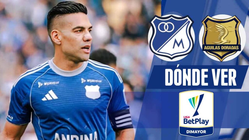 donde ver millonarios aguilas doradas liga betplay tv online