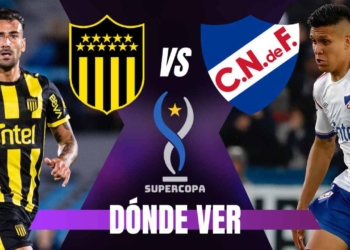 donde ver penarol nacional supercopa uruguay tv online