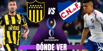 donde ver penarol nacional supercopa uruguay tv online