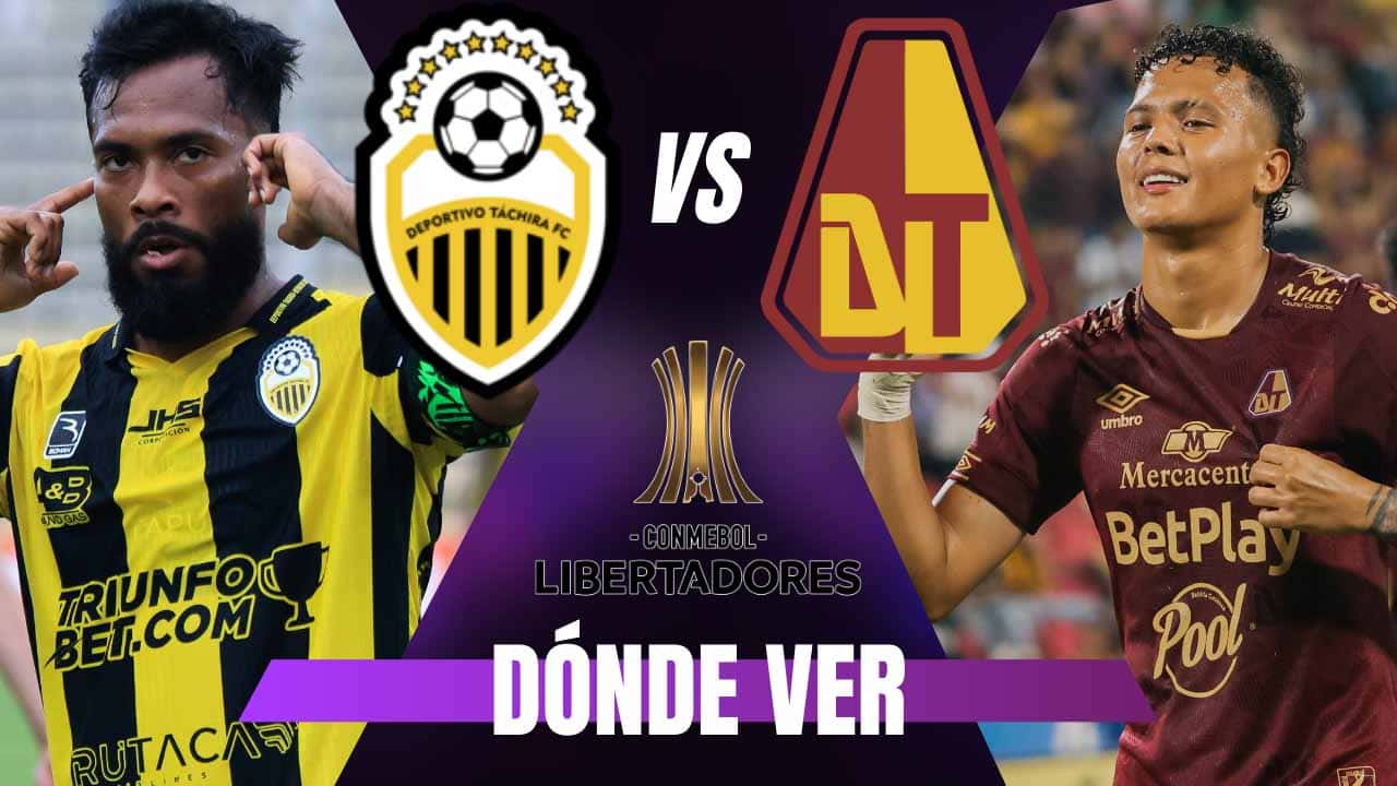 donde ver tolima deportivo tachira libertadores tv online