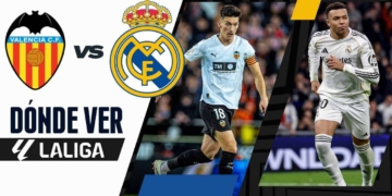 donde ver valencia real madrid laliga tv online