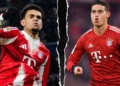 luis diaz james rodriguez tripletas bayern bundesliga
