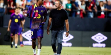 hansi flick marcus rashford fichaje futbol club barcelona fc refuerzos incorporaciones contrataciones contratados mercado europa ventana invierno verano deco joan laporta fifa uefa sancion dt entrenador delantero ingles manchester united 30 millones euros la liga espana albacete copa rey