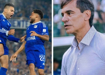 millonarios primer triunfo 2026 falcao aguilas doradas fabian bustos
