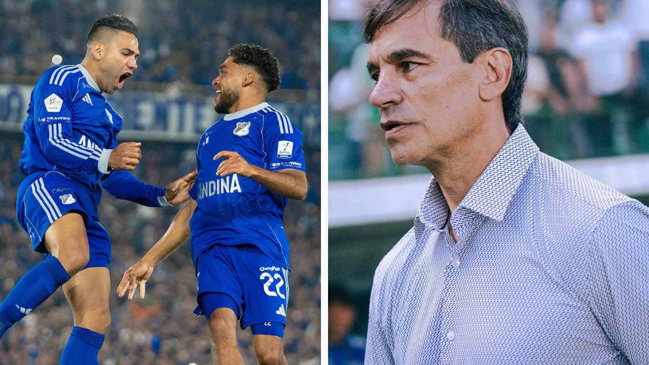 millonarios primer triunfo 2026 falcao aguilas doradas fabian bustos