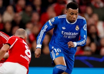 real madrid mbappe champions league benfica alarma