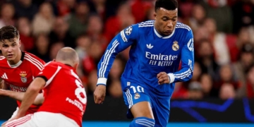 real madrid mbappe champions league benfica alarma