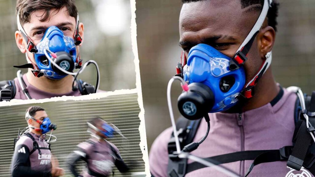 real madrid razon entrenamiento mascaras metabolicas