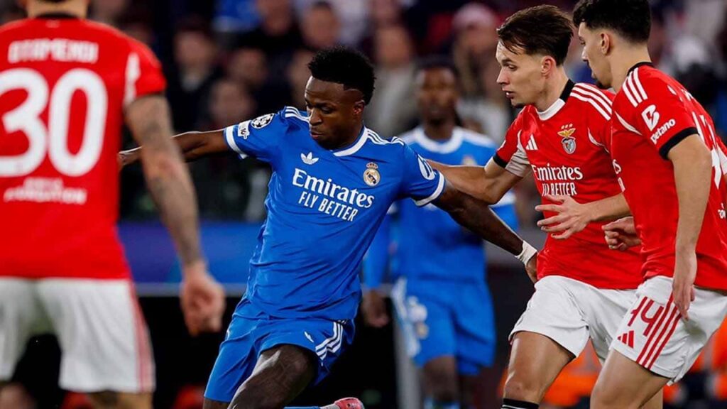 real madrid vinicius version insultos prestianni benfica