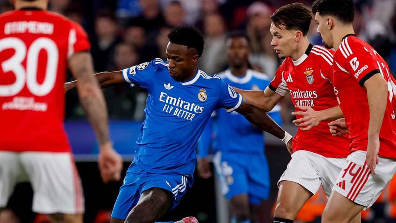 real madrid vinicius version insultos prestianni benfica