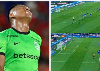 alfredo morelos atletico nacional penal errado millonarios hinchas hinchada molesta campin bogota atanasio girardot polemico debate dirigentes verdolagas dirigencia duenos equipo sancion boto penalti goleado futbol profesional colombiano fpc liga betplay dimayor clasico