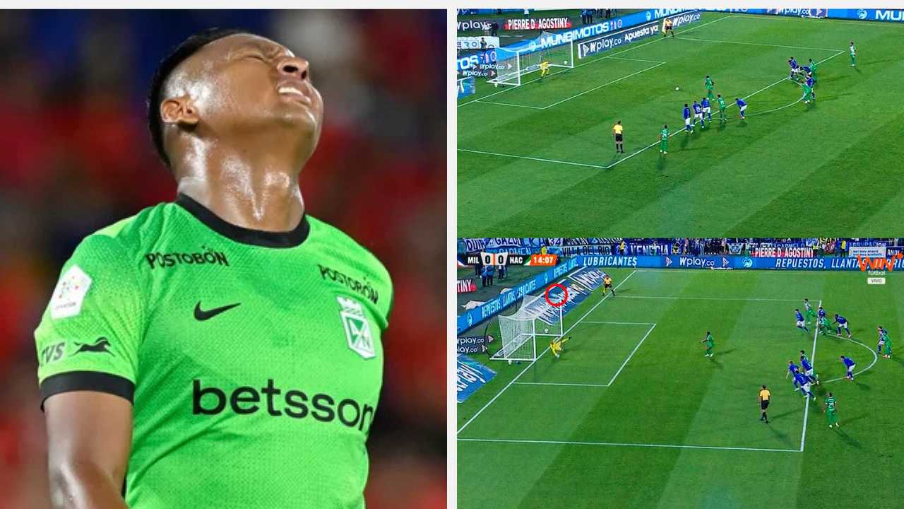 alfredo morelos atletico nacional penal errado millonarios hinchas hinchada molesta campin bogota atanasio girardot polemico debate dirigentes verdolagas dirigencia duenos equipo sancion boto penalti goleado futbol profesional colombiano fpc liga betplay dimayor clasico