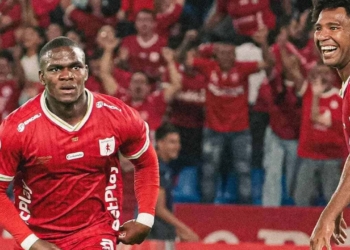 america de cali tilman palacios primer gol internacional