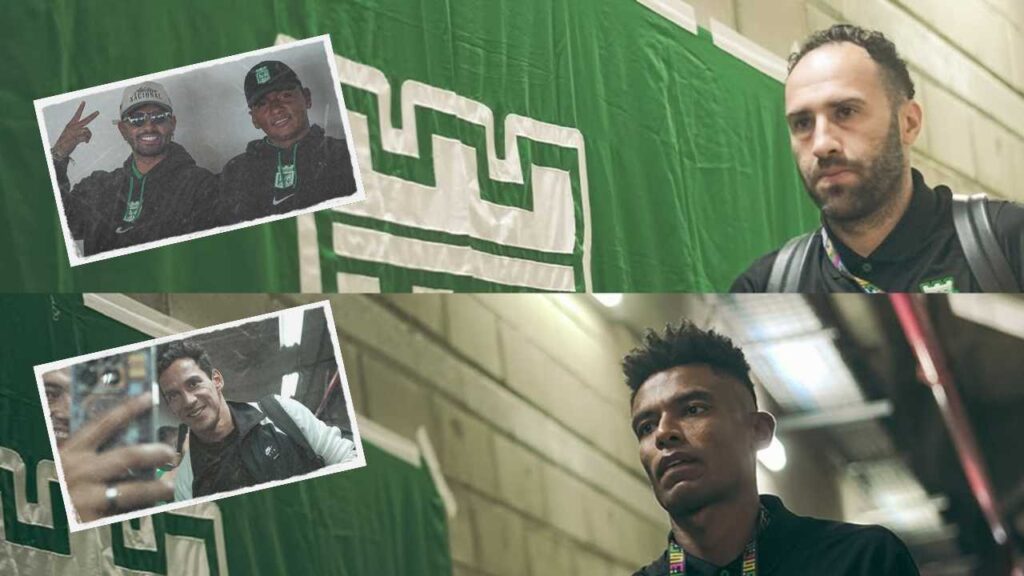 atletico nacional lideres vestuario camerino david ospina william tesillo jorman campuzano edwin cardona alfredo morelos sebastian arabgo gustavo Fermani