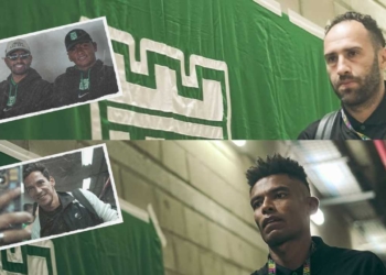 atletico nacional lideres vestuario camerino david ospina william tesillo jorman campuzano edwin cardona alfredo morelos sebastian arabgo gustavo Fermani