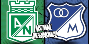 atletico nacional millonarios historial internacional sudamericana