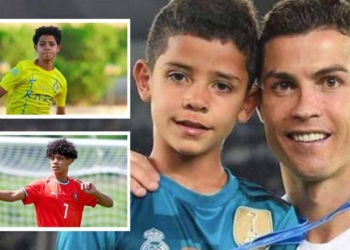 cristiano ronaldo hijo entrena real madrid