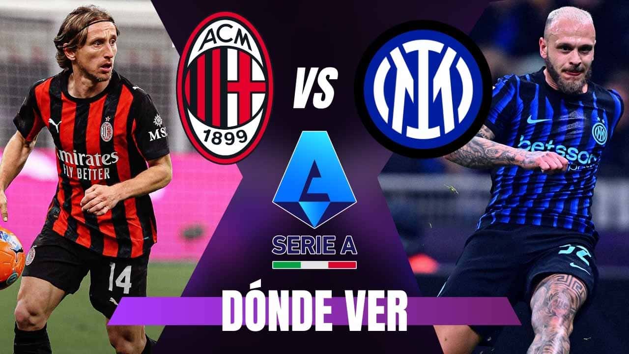 donde ver ac milan inter derbi italia tv online