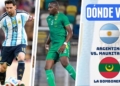 donde ver argentina mauritania messi en vivo tv online