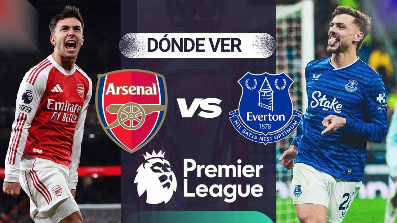 donde ver arsenal everton premier league en vivo tv online
