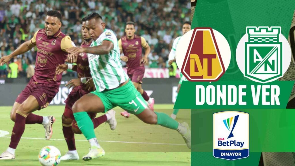 donde ver atletico nacional tolima liga betplay tv online 2026