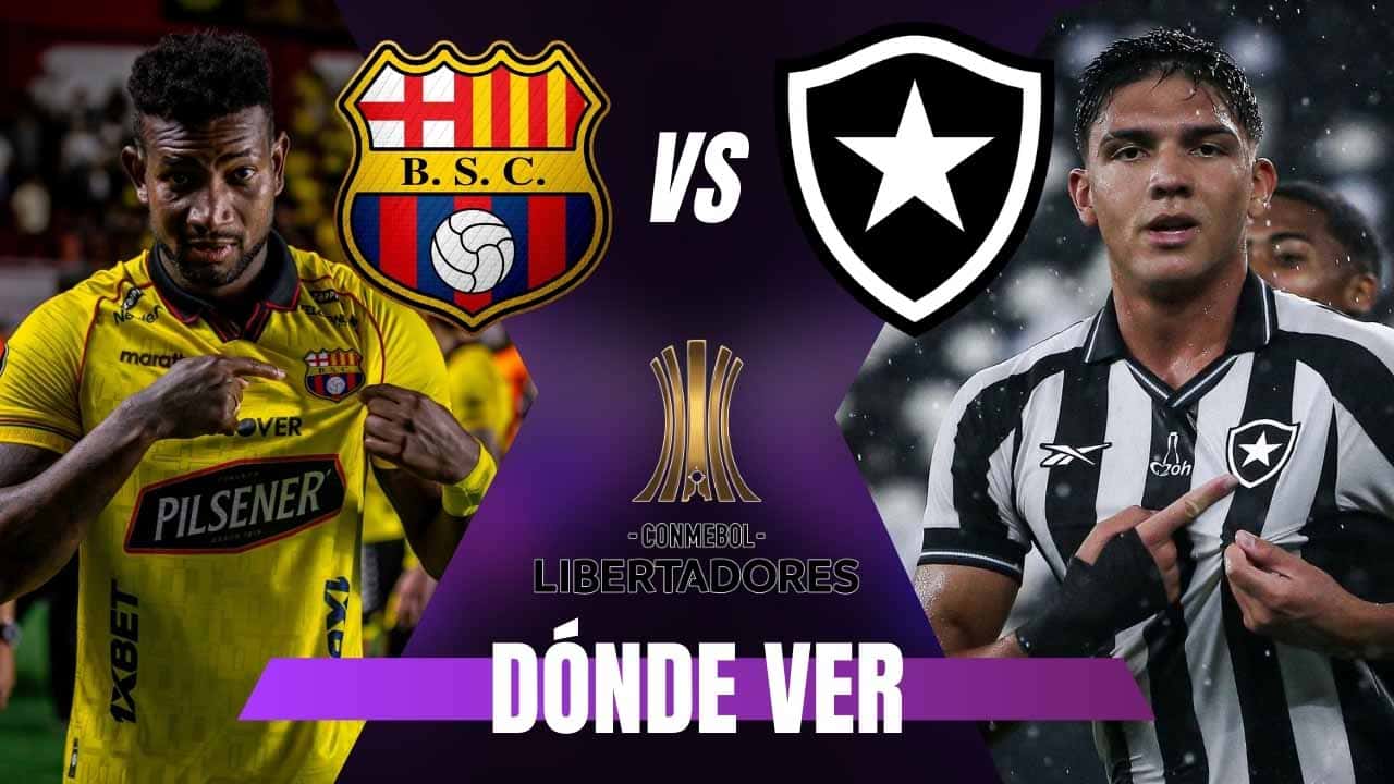 donde ver barcelona botafogo libertadores tv online