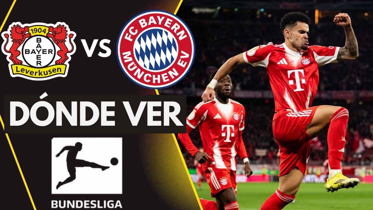 donde ver bayern leverkusen bundesliga luis diaz tv online en vivo