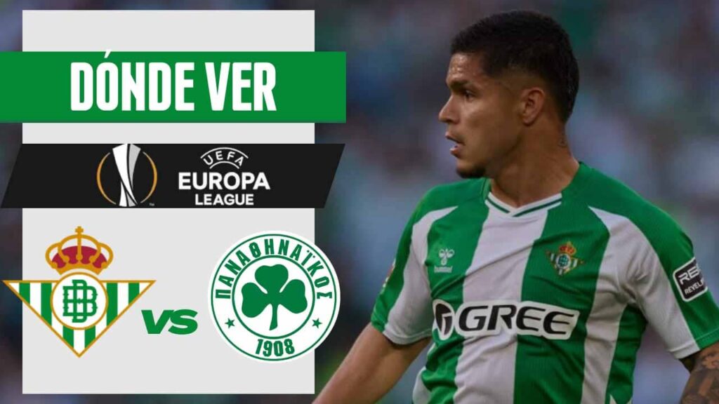 donde ver betis panathinaikos europa league en vivo tv online